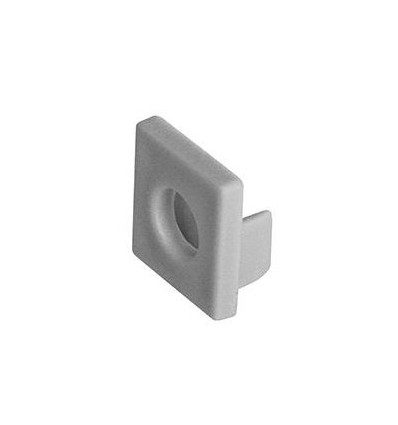 Embouts gris pour profilé alu 13x13 - 1 pièce