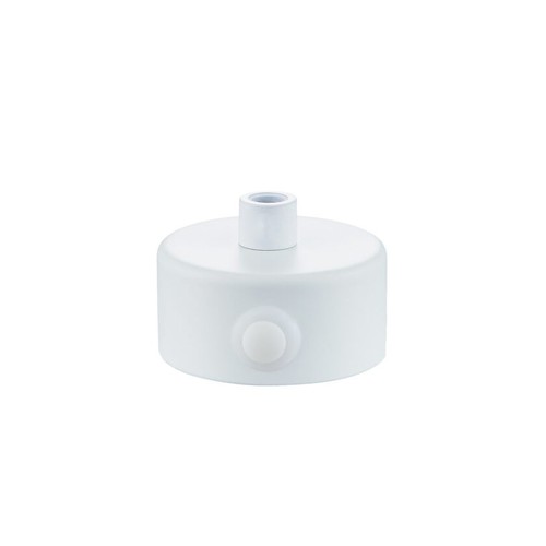 Halo Design - Mini Rosace pour 2 lampes - blanc