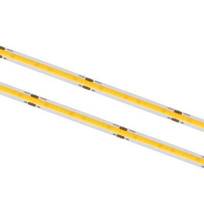10m 8W/m COB-LED-strip - 24V DC, IP20, 336 LED's per meter, 8 mm breed