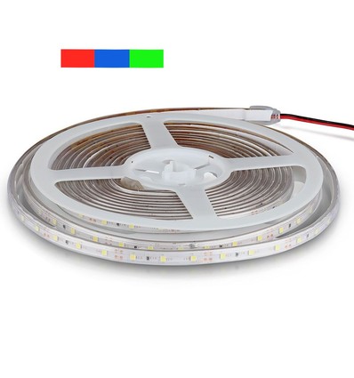 5m 3,6W/m spatwaterdichte LED-strip - IP65, 60 LED's per meter, kies kleur