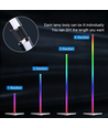 RGBIC+WW lampe d'angle - 140cm, Bluetooth