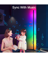 RGBIC+WW lampe d'angle - 140cm, Bluetooth