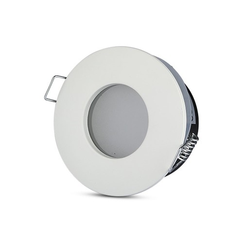 IP54 Downlight sans source lumineuse - Joint en caoutchouc, Trou : Ø7,5 cm, Dimensions : Ø8,4 cm, compatible avec GU10 et MR16