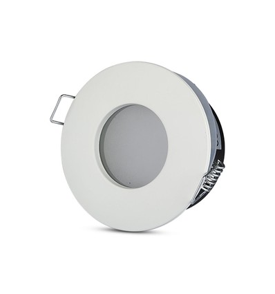IP54 Downlight zonder lichtbron - Rubberen afdichting, Gat: Ø7,5 cm, Afmetingen: Ø8,4 cm, geschikt voor GU10 en MR16