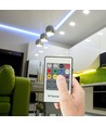 RGB LED controller met 20-knoppen RF afstandsbediening - 12V/24V, 3 kanalen, IP20, voor RGB strips