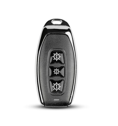 Trådløs 3-tryk kontakt, sort - IP54, 3V, rækkevidde op til 160m, til V-TAC Smart Light / RF modtager