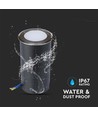 1W nedgrävningsspot - LED, ljus 6400K, silver