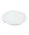 Panneau LED encastrable 12W Ø17cm - 4000K, Coupe : Ø15,5 cm, Dim : Ø17 cm, bord blanc, flicker free