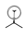 Anneau lumineux LED 10W - 10 pouces, avec support de table, 3200K-5500K