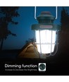 Lanterne de camping LED rechargeable, 5W - IP44, dimmable, CCT réglable, USB-C