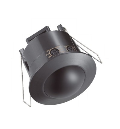 PIR plafondsensor - volledig zwart, max: 500W LED