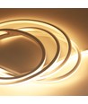 10m 10W/m AnyCut Neon Flex 10x10 Varm hvit LED-strip - 24V DC, ingen klippeavstand