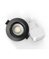 7W Ø8,3cm DimToWarm+CCT infälld spotlight dimbar RA96 - Hål: Ø6,8 cm, Mått: Ø8,3 cm, Svart, vit kant