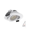 Spot encastrable 7W RA96, DimToWarm+CCT, Dimmable - Trou: Ø6,8 cm, Dim: Ø8,3 cm, Bord blanc