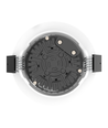 Spot encastrable 7W RA96, DimToWarm+CCT, Dimmable - Trou: Ø6,8 cm, Dim: Ø8,3 cm, Bord blanc
