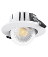 7W RA96 CCT + DimToWarm infälld spotlight för isolering - dimbar, Hål: Ø6,8 cm, Mått: Ø9,3 cm