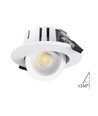 7W RA96 CCT + DimToWarm innfelt spot til isolasjon - dimbar, Hull: Ø6,8 cm, Mål: Ø9,3 cm