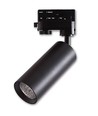 Spot sur rail triphasé GU10 - Noir, compatible avec rails V-Tac/Global, sans source lumineuse
