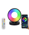 Cirkel RGBIC lampa - 18x15cm, Bluetooth, 5V USB