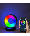 Circulaire RGBIC lampe - 18x15cm, Bluetooth, 5V USB