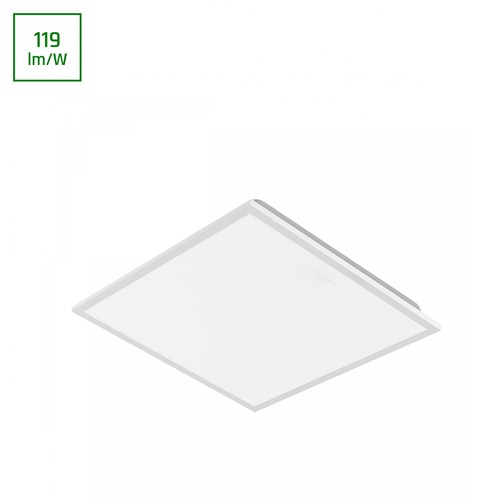 60x60 LED panel, 36W - 119lm/W, 4000K, hvid kant, 5 års garanti