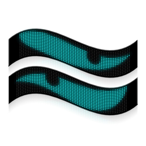 1x Pixel matrix panel 16x96 - Bluetooth, 5V USB