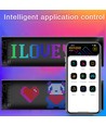 1x Pixel matrispanel 32x96 - Bluetooth, 5V USB