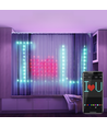 RGBIC Lichtgordijn 2x2 meter - Programmeerbare patronen en tekst