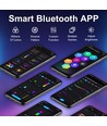 2-pack ambient gamer bordslampor - RGB löpande ljus, 360° effekt, 43 cm