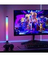 2-pack ambient gamer bordslampor - RGB löpande ljus, 360° effekt, 43 cm