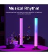 2 pcs. Barre lumineuse ambiante RGBIC 360° - 33 cm, Bluetooth