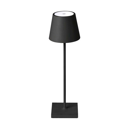 Outlet : Lampe de table rechargeable V-Tac - Noir, IP20, tactile dimmable, modèle mini