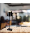 Outlet: V-Tac opladelig bordlampe - Sort, IP20, touch dæmpbar, model mini