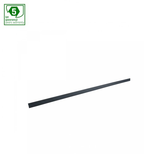 100cm System SHIFT cover - Slim, sort, til skinnesystem