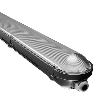 LIMEA Gigant Pro 40W/33W/26W/20W - Waterdicht 1200mm, Neutraal Wit, 230V, 120°, IP66, IK10, 1200x80x68mm, Zwart.