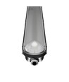 120cm 40W Gigant Pro LED-armatur - Gjennomgangskoblet, 150lm/W, Justerbar Watt, IP66, IK10, Sort