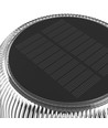 Lampe solaire de jardin 2,5W avec piquet - dimmable 3 niveaux, USB-C, IP44 extérieur, noir