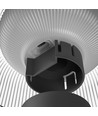 Lampe solaire de jardin 2,5W avec piquet - dimmable 3 niveaux, USB-C, IP44 extérieur, noir