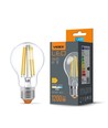 E27 10W LED filament lamp - A60, 4000K, 360 graden, glas