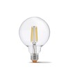 Ampoule LED E27 7W dimmable - G95, 806lm, 4000K, 360 degrés, filament verre