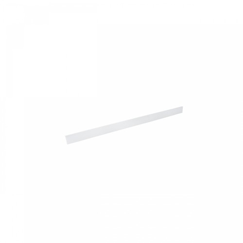 2m hvid profil til LED strips - 2000x9x6.3 mm, PC plast