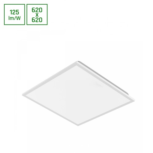 Panneau LED 62x62, 40W - 125lm/W, 4000K, bord blanc, 3 ans de garantie
