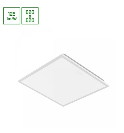 Panneau LED 62x62, 40W - 125lm/W, 4000K, bord blanc, 3 ans de garantie
