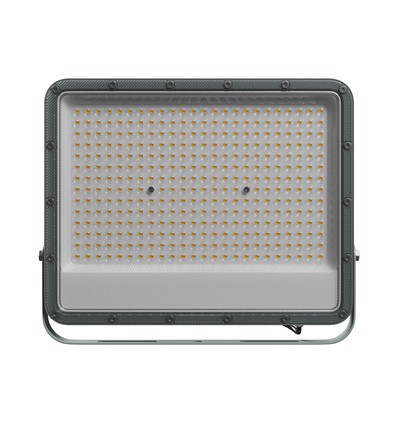 Noctis Max Lysarmatur 200W - Kold Hvid, 230V, 85°, IP65, 346x286x40 mm, Grå.