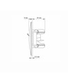 Binera CAT6 netværksstik - RJ45, IP20, grafit sort, 86x86 mm