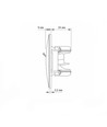 BINERA CAT6 enkelt computerstik - Hvid, RJ45, indbygning, IP20