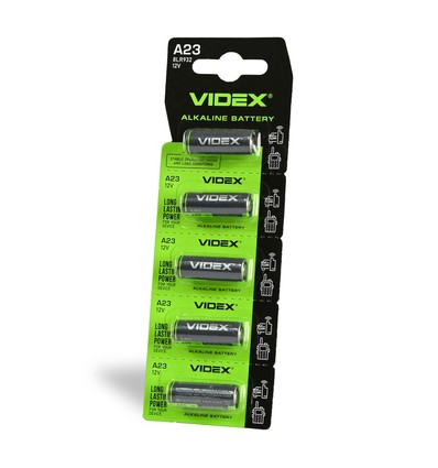 Alkalisk batteri - A23/E23A, 5 stk