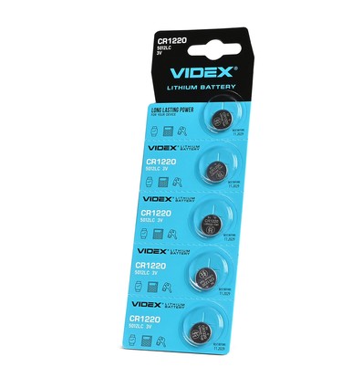 Lithiumbatterij - CR1220, 5 stuks