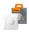 600W LED dimmer for europeisk veggboks - 15-600W, hvit