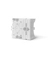 BINERA opbouwdoos voor stopcontact/schakelaar - Wit, IP20, 93x86x45mm, opbouw